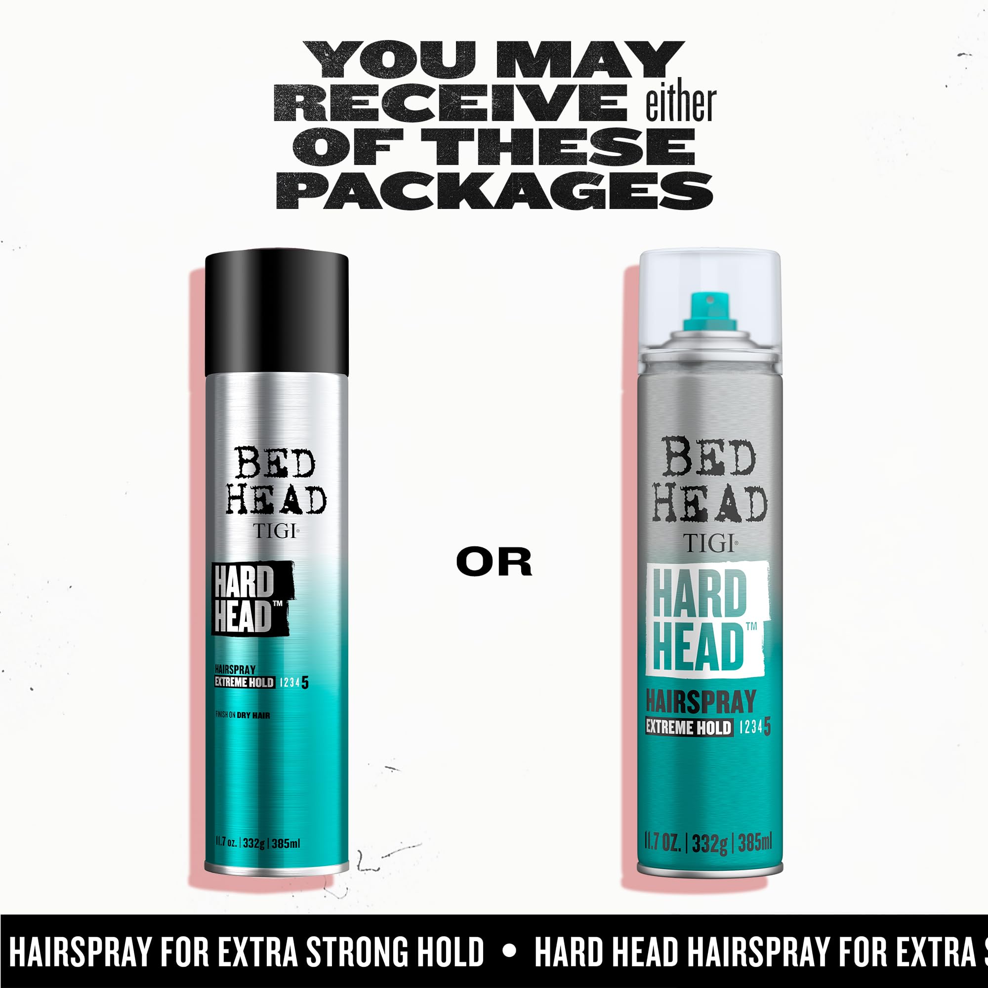 Amazon.com : TIGI Bed Head Hard Head Hairspray, Extreme Hold 4